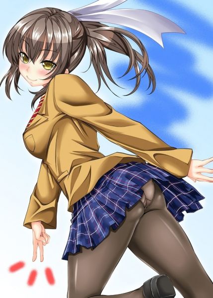 anime bent over panties