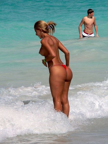 nude beach butt perfect