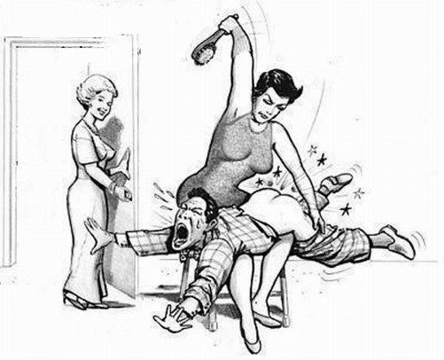 naughty male spankings