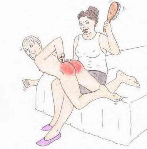 mistress spanking animated gif