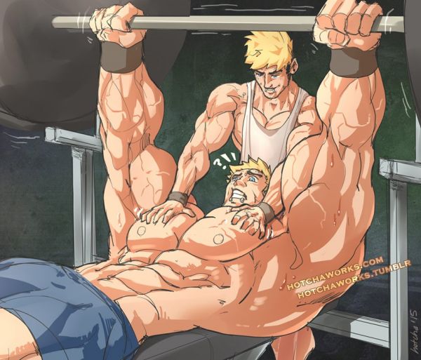 huge gay muscle butt
