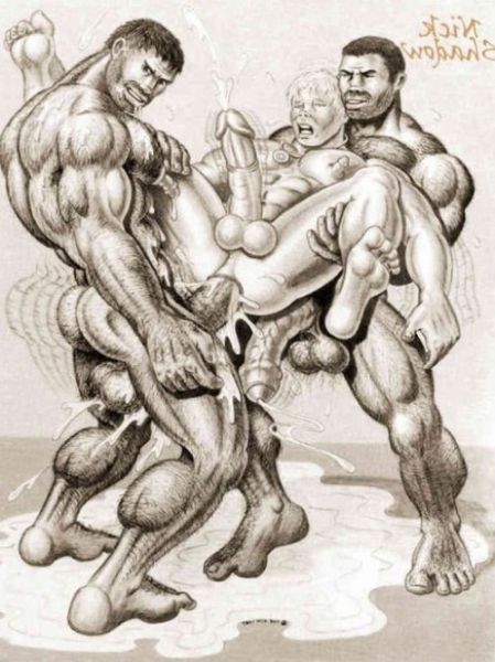 male muscle comic porn
