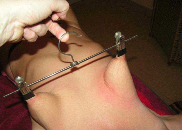 lesbian nipple bondage gif