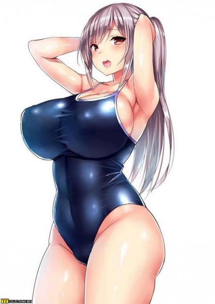 sexy anime bikini boobs butt
