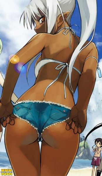 sexy anime lesbian bikini