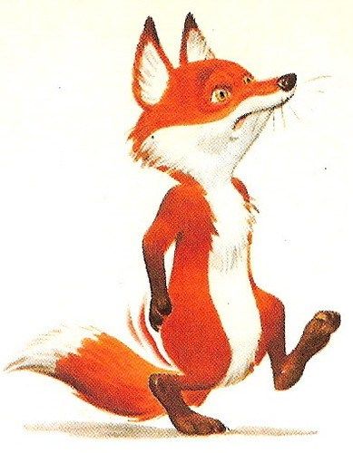 cartoon fox clipart
