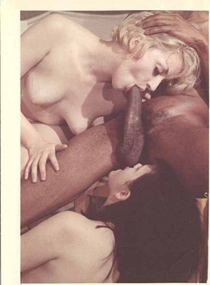 vintage retro big dick blowjob