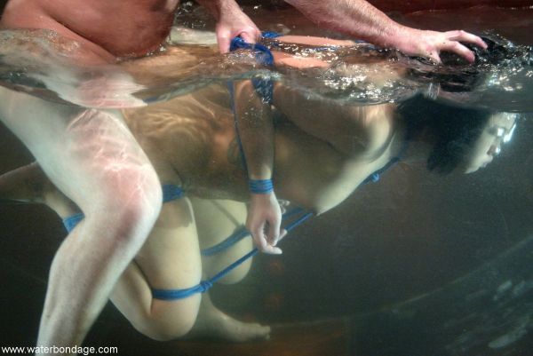 underwater nude bondage