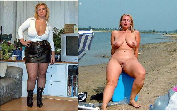 amateur mature woman undressing