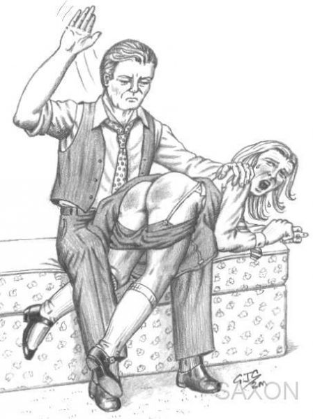 bi spanking art