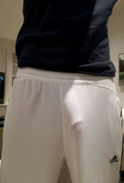 male gym shorts bulge