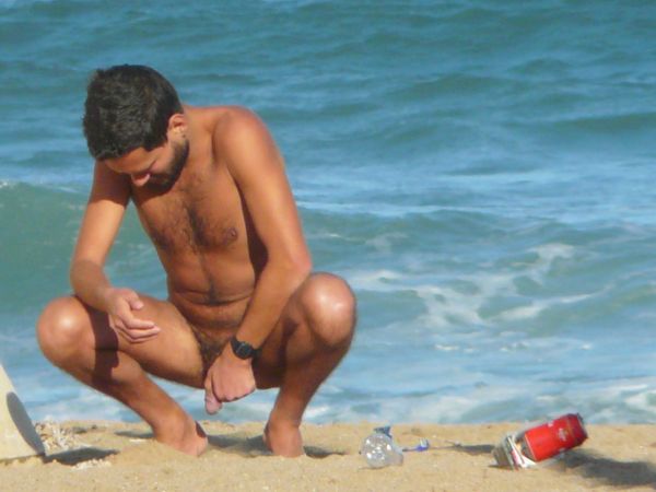 naked men erection nude beach