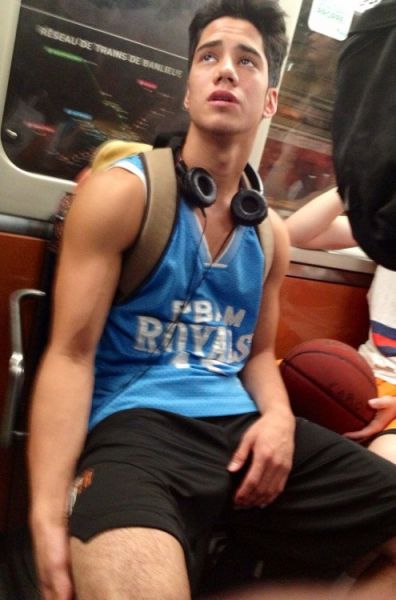 guys with boners in shorts