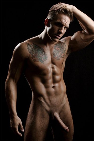 perfect nude male erection