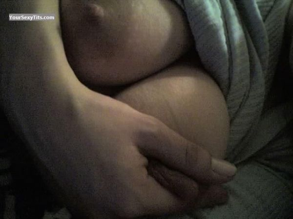 nude flashing tits gif