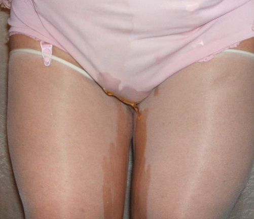 latex panty ass