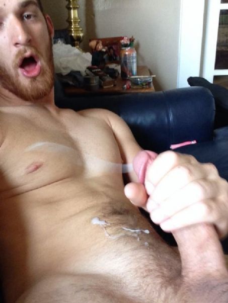 gay cock jerking off cum