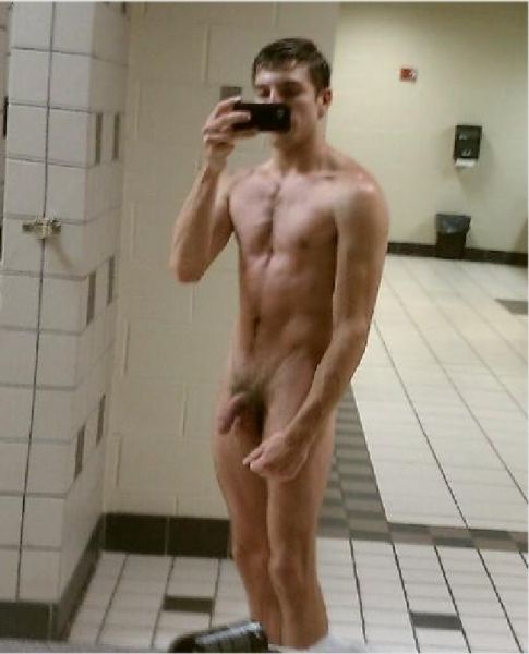 mature men gym shower