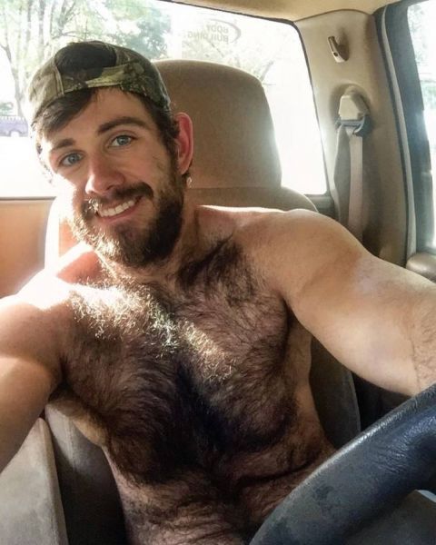 hairy men tits