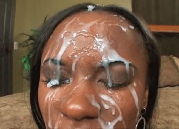 women with cum on face