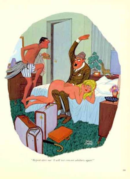 vintage spanking naked