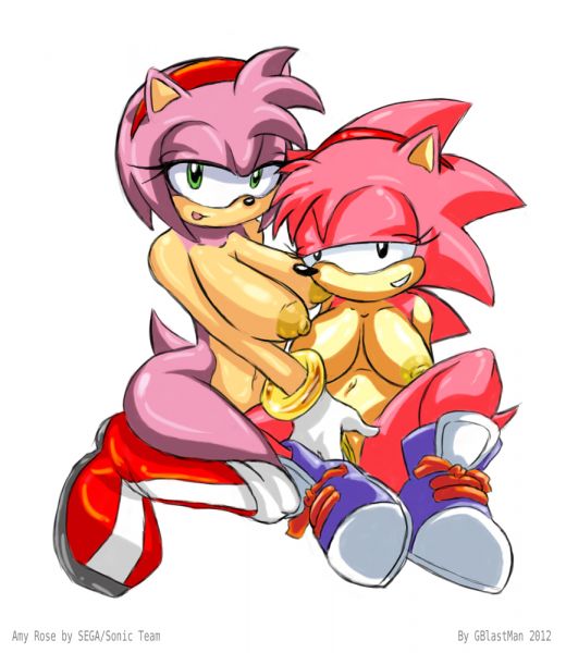 sonic and amy dancing