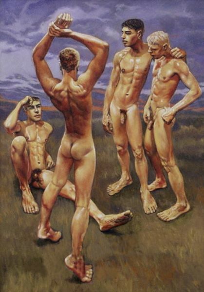 naked male erotic art