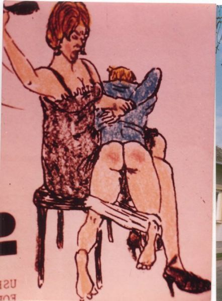 vintage lingerie spanking
