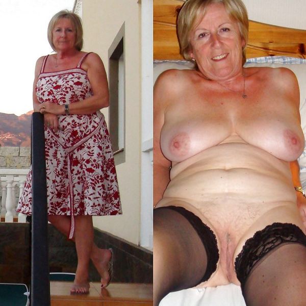 older women undressing gif