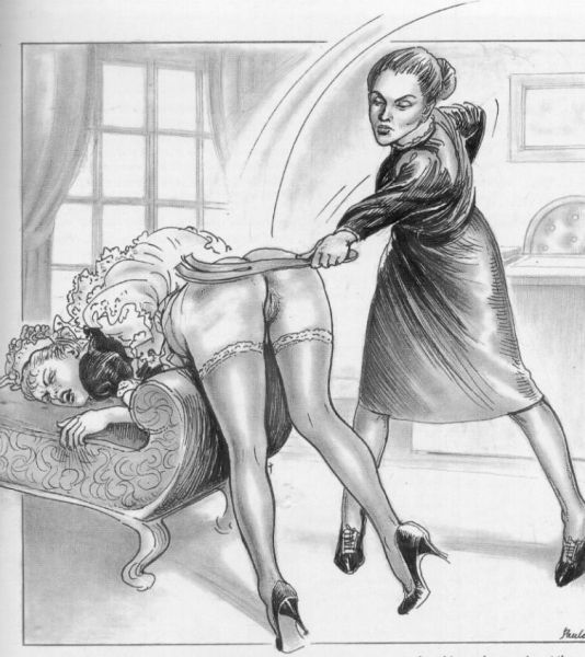 sexy spanking art