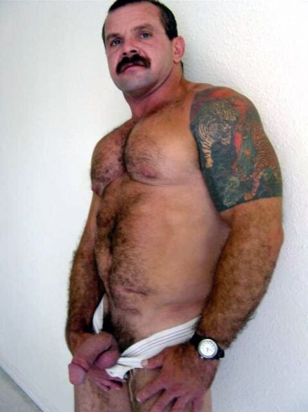 vintage hairy hung
