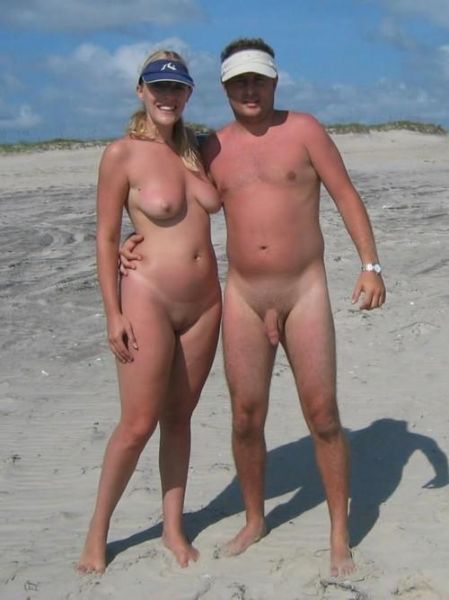 couples nude beach hard on