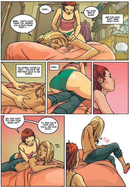 pussy licking lesbian porn comics