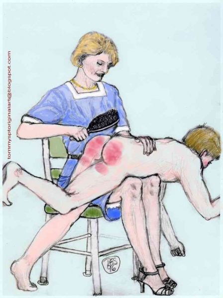 ass spanking art