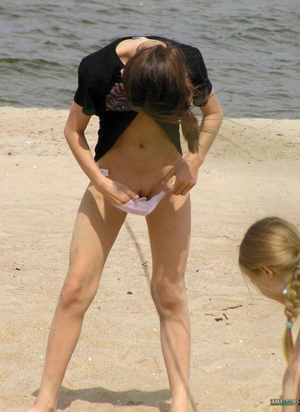 pussy at the beach