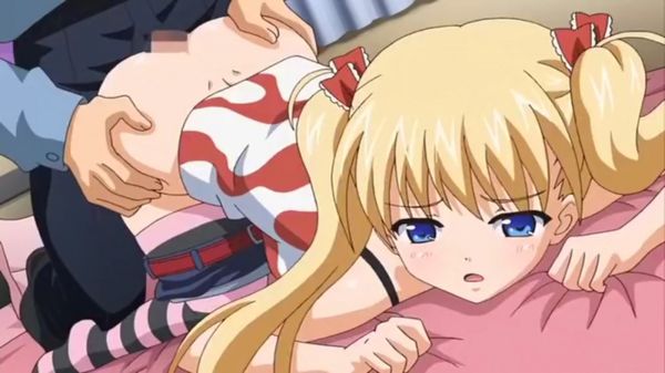 anime blonde woman porn
