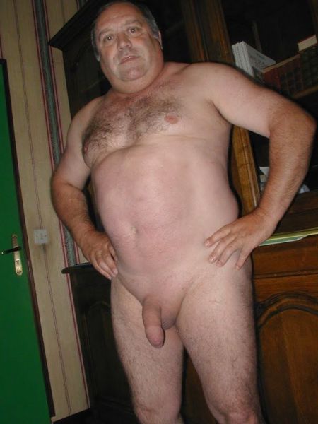 naked older mature man nude