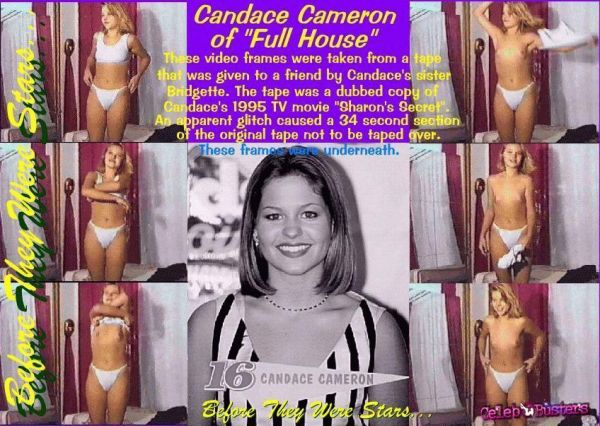 candace cameron bure head