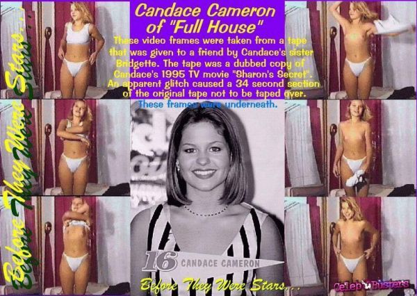 candace cameron bure head