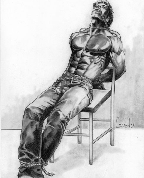 adult bondage art