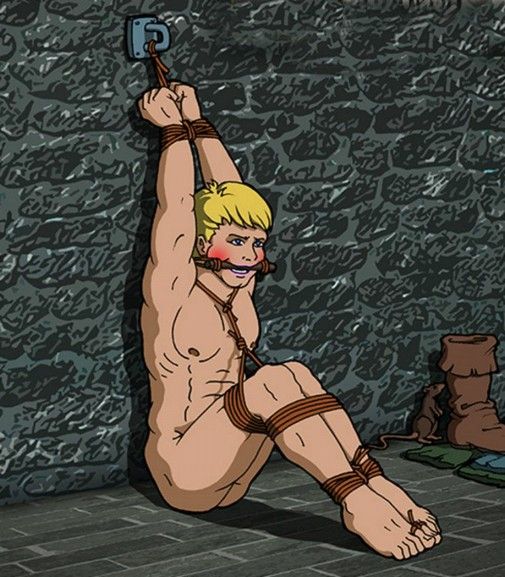 dildo bondage gay art male