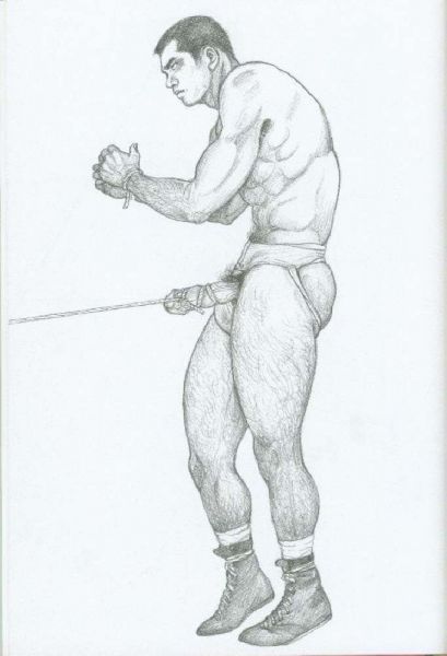gay group bondage art