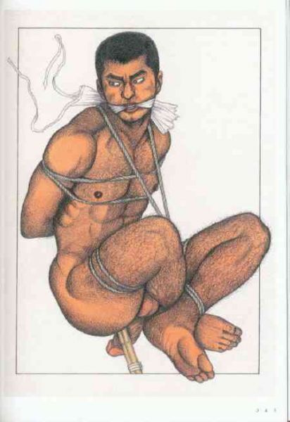 new gay bondage art