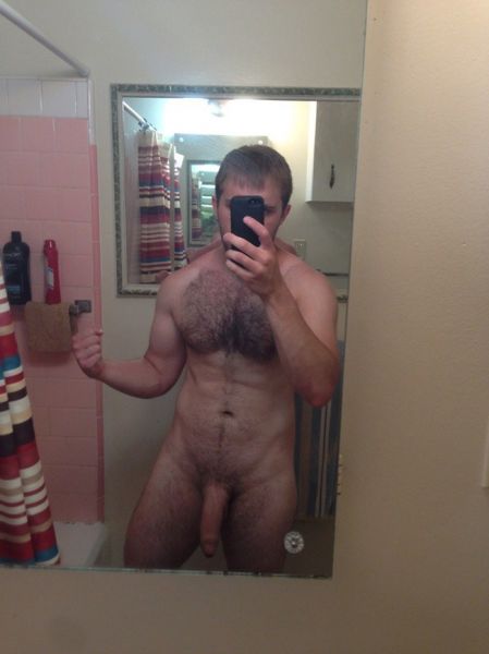 naked hairy selfies