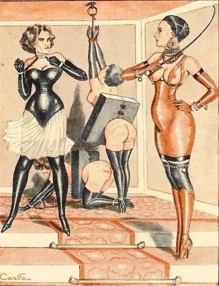 mistress spanking art