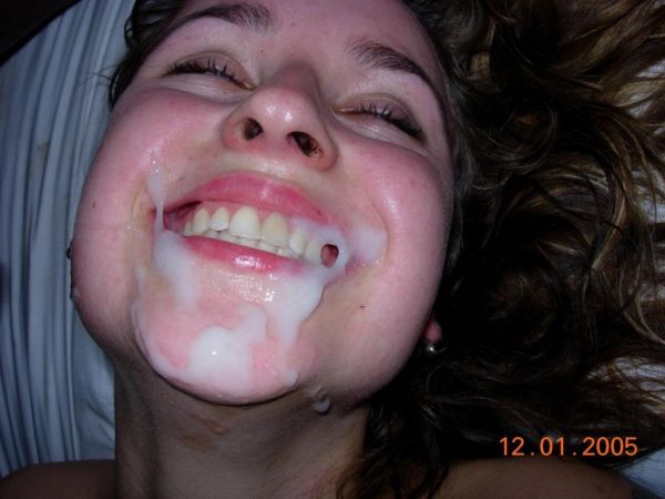 naked amateur facial