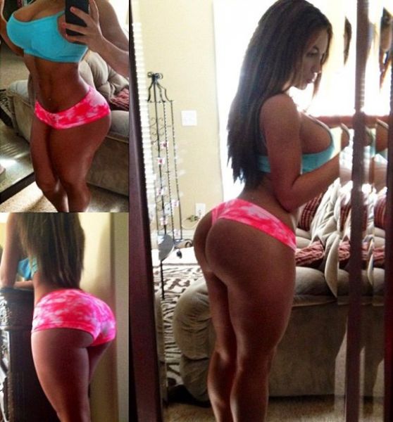 shemale big ass in booty shorts
