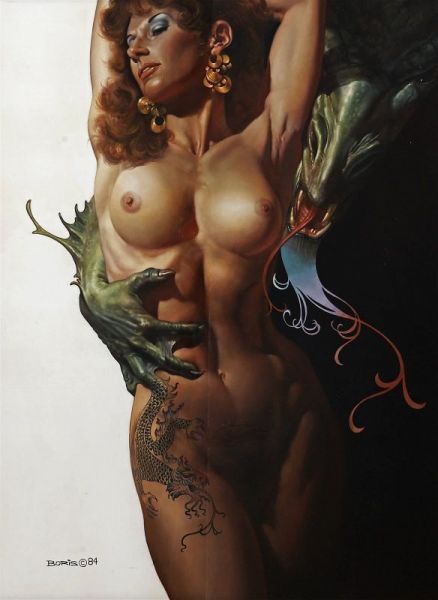 erotic nude female bondage art