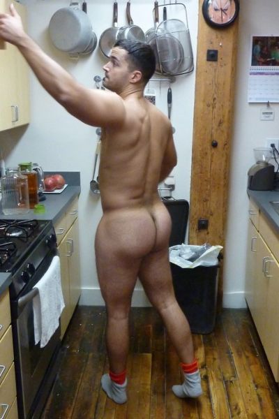 male hairy booty