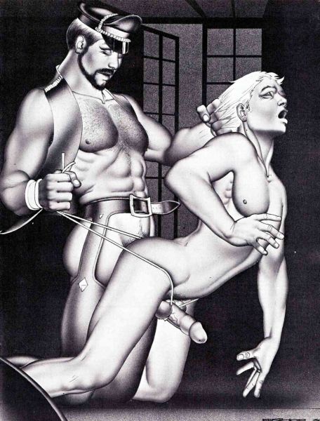 erotic male bondage art